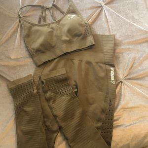 Gymshark- Sports bra and leggings both SMALL